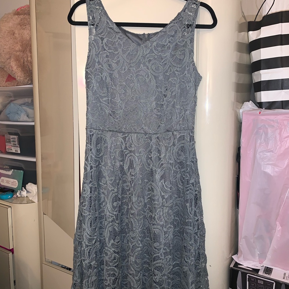 Gray party dress